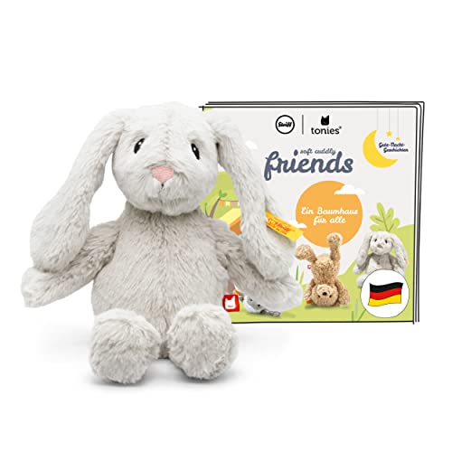 tonies Hörfiguren für Toniebox, Steiff Soft Cuddly Friends mit Hörspiel – Hoppie Hase, Hörspiel mit Liedern für Kinder ab 3 Jahren, Spielzeit ca. 70 Minuten