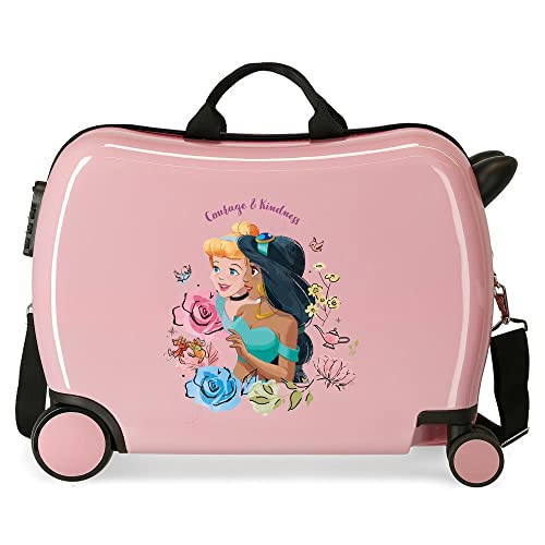 Disney Prinzessinnen Kinderkoffer Rosa 50 x 39 x 20 cm Hartplastik Kombinationsverschluss seitlich 34 l 1,8 kg 4 Rollen