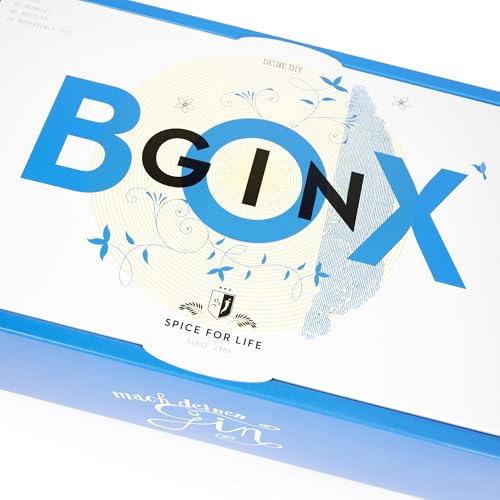 DIY Gin Box mit Gin Buch und Pairing Konzept | 15 seltene Gewürze | Gin selber machen | Gin Set | Gin Baukasten | Gin Geschenk| Gin Geschenkset