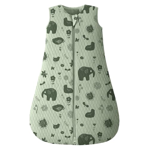 Looxii Schlafsack Baby Winter Baumwolle 2.5 TOG Warm Winterschlafsack Weich Babyschlafsack Neugeborene im 6-12 Monaten Perfekte für Herbst Winter