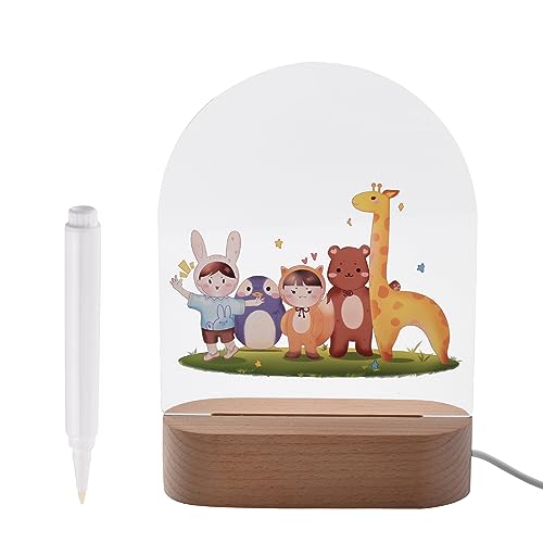 Personalisiertes Nachtlicht für Babys - Individuelle Nachttischlampe für Kinder, 7 Farbvarianten, ausgestattet mit DIY-Werkzeugen - Personalisierte Geschenke Kinder - Babygeschenk Geschenk zur Geburt