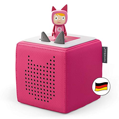 tonies Toniebox Starterset in Pink: Toniebox + Kreativ tragbare Lautsprecher Hörfiguren und Kreativ Kinder ab 3 Jahren - DEUTSCH