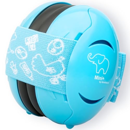 Schallwerk ® Mini+ Baby Gehörschutz - 25 dB Kapselgehörschutzfür Kinder und Babys - Hochwertige Lärmschutz Kopfhörer - Gehörschutz Ohrenschützer ideal für Alltag & Events