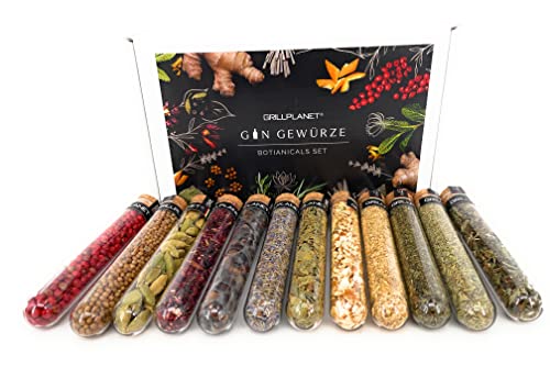 12 Premium Gin Gewürze Botanicals Gin selber machen Basic Set Gin Tonic Aromen