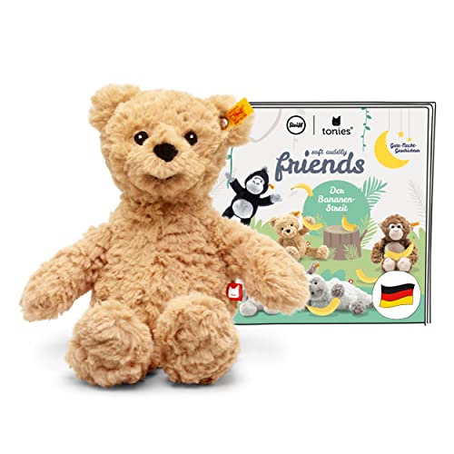 tonies Hörfiguren für Toniebox, Steiff Soft Cuddly Friends mit Hörspiel – Jimmy Bär, Hörspiel mit Liedern für Kinder ab 3 Jahren, Spielzeit ca. 70 Minuten