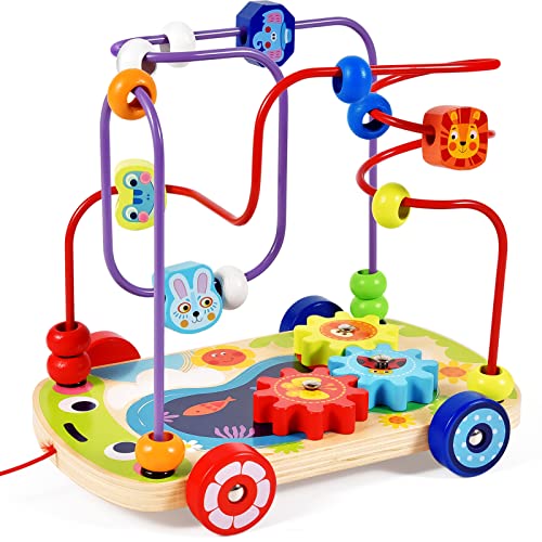 3-in-1 Spielzeug für Kleinkinder - Mit Zahnradspiel ab 1 Jahr