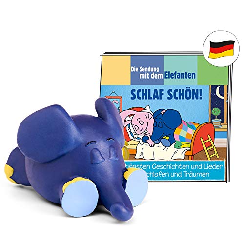 tonies Hörfiguren für Toniebox, Die Sendung mit dem Elefanten – Schlaf schön!, Hörbuch mit Liedern für Kinder ab 3 Jahren, Spielzeit ca. 51 Minuten