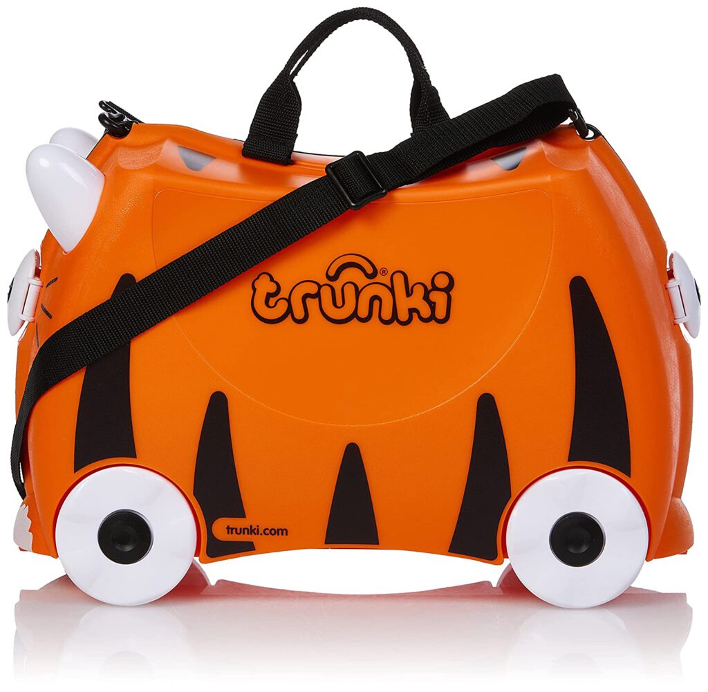  Die beliebtesten Kinderkoffer zum Draufsitzen für kleine Reisende Illustration 